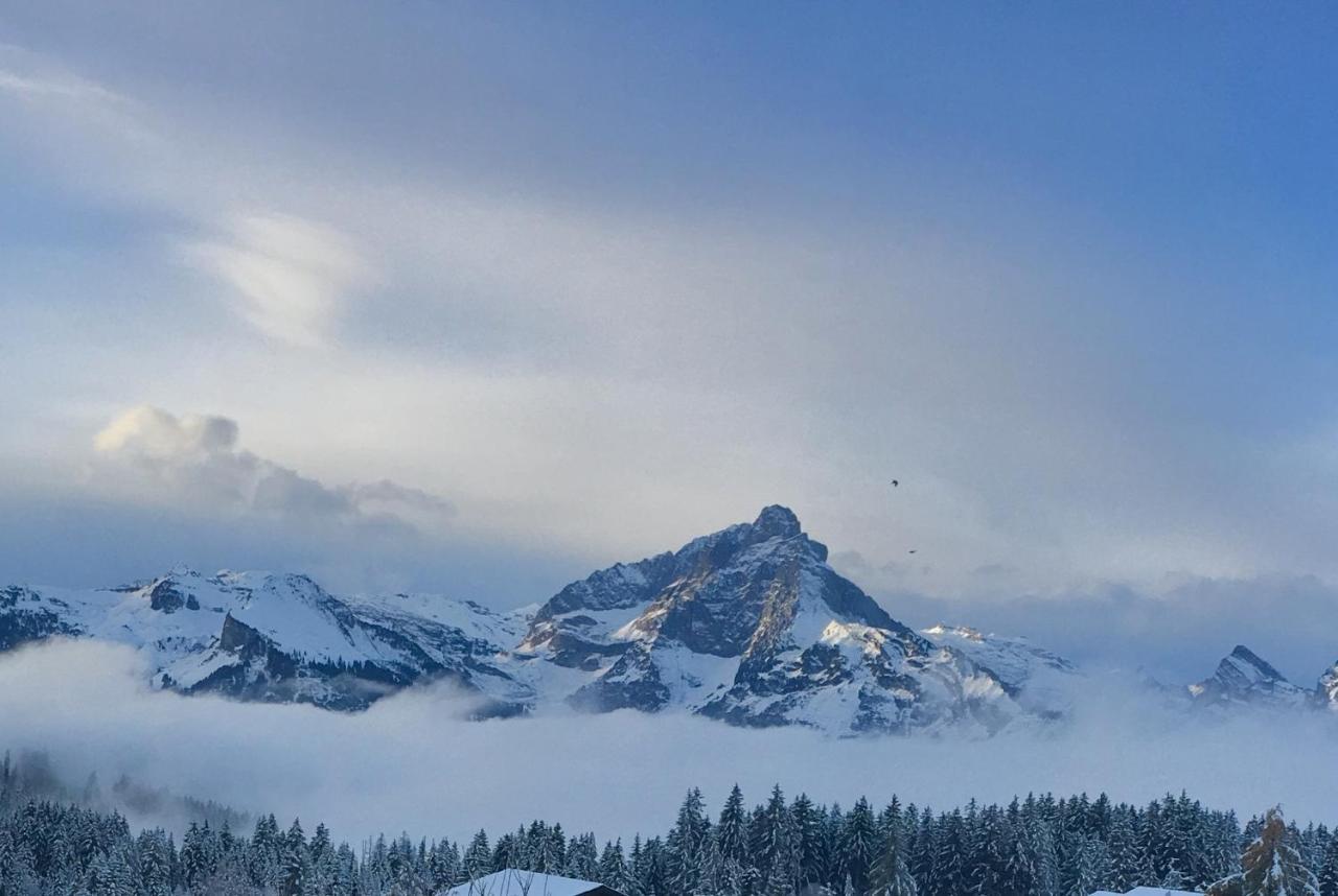 Mountain Chalet Amden Bagian luar foto